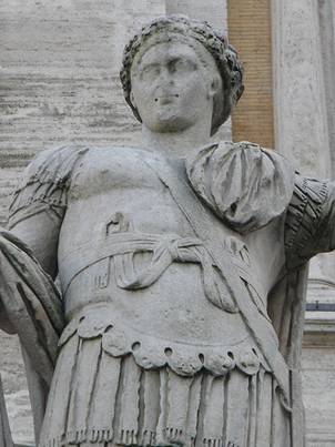 Constantine II as caesar Emperor reigned 337-340 CE   Cordonata Piazza del Campigoglio Rome